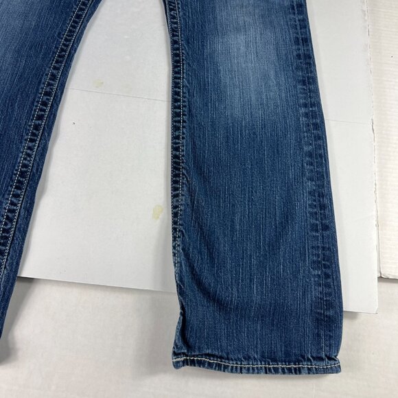 BKE Jeans Men's 30 x 30* Jake Straight Leg Blue Faded Stretch Denim Tag 30 R - Picture 6 of 16